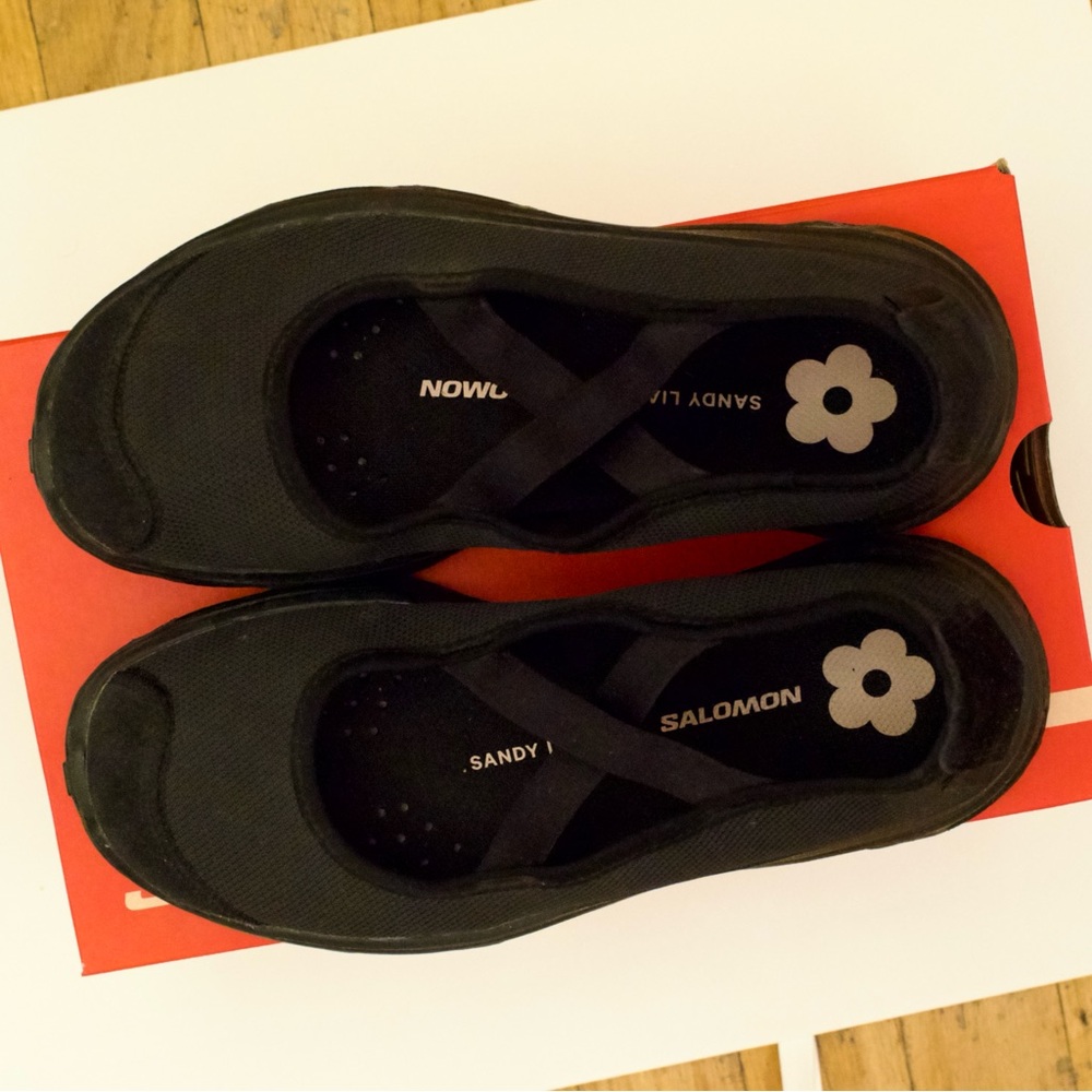 Salomon x Sandy Liang Black Maryjane Shoes